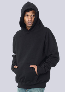 Bayside BA4000 Super Heavy Hooded Sweatshirt
