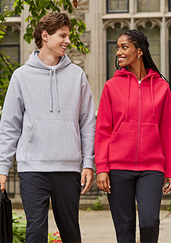 Team 365 TT95 Men's Zone HydroSport™ Heavyweight Full-Zip Hooded Sweatshirt